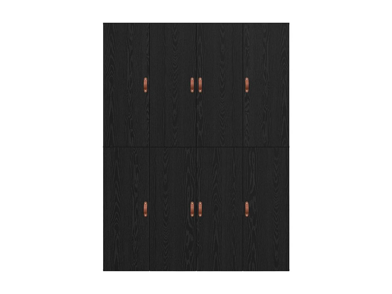 Cadre de lit Chêne noir 135 x 190 cm Bois d'ingénierie