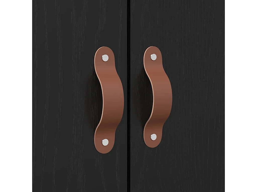 Cadre de lit Chêne noir 135 x 190 cm Bois d'ingénierie