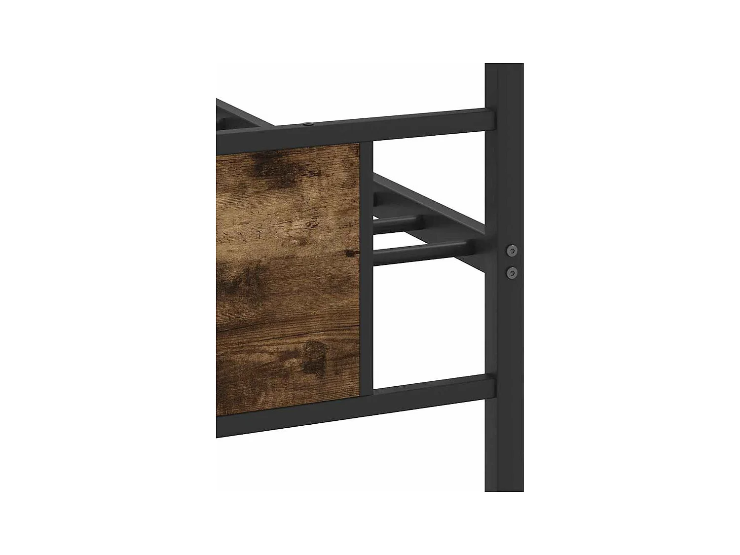 Bettgestell ohne Matratze Räuchereiche 80x200 cm Holzwerkstoff