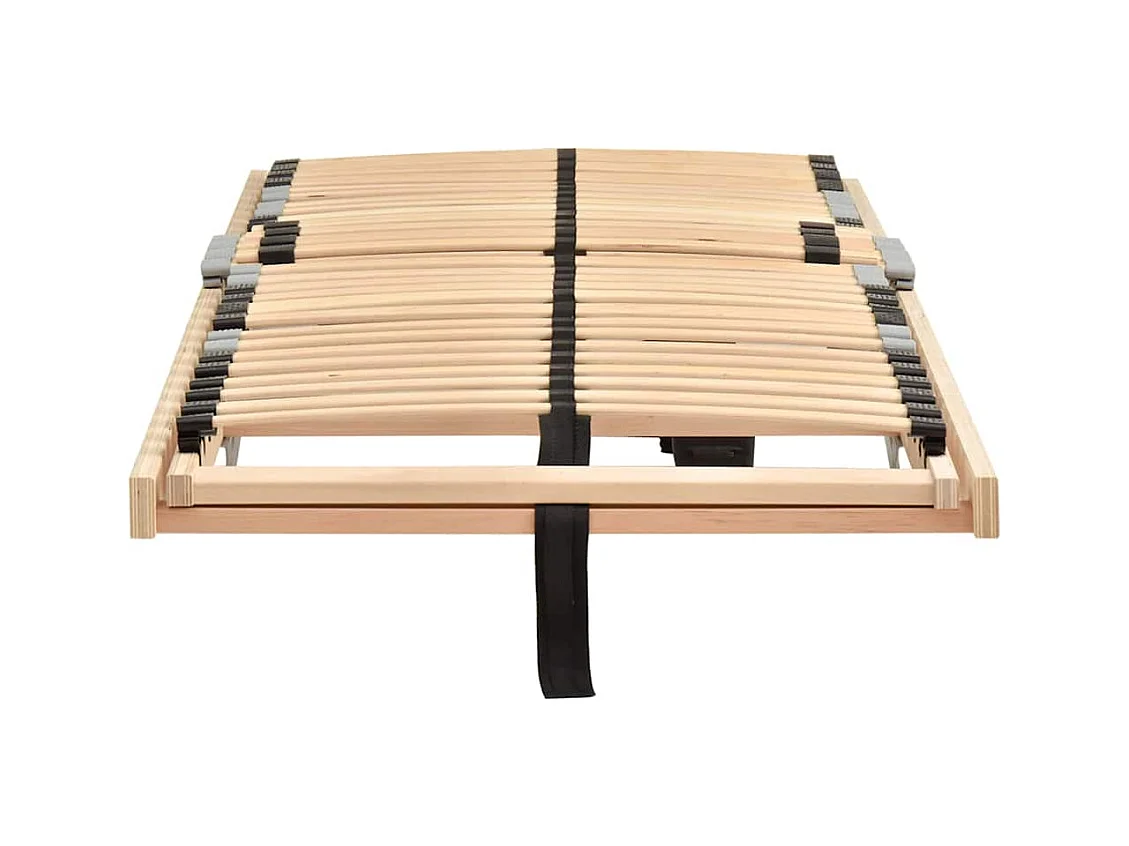 Sommier à lattes Marron 80 x 190 cm Bois de hêtre massif