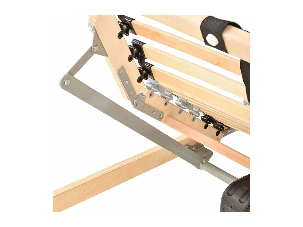 Sommier à lattes Marron 80 x 190 cm Bois de hêtre massif