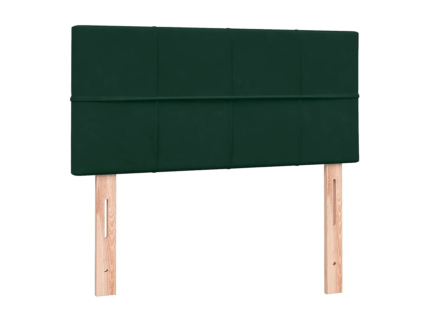 Sommier à lattes de lit et matelas vert foncé 80x220 cm velours