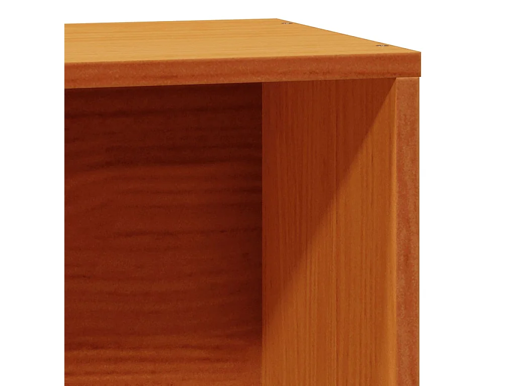 Letto senza Materasso Marrone Cera 75x190 cm in Legno di Pino