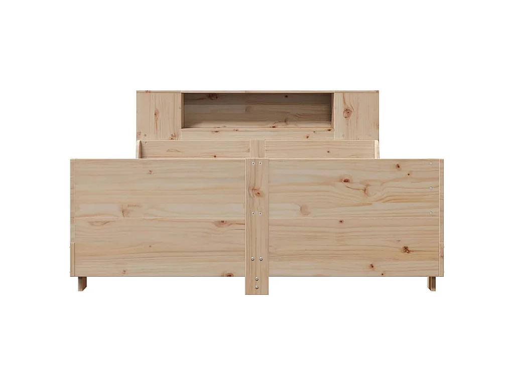 Cama sem colchão 135x190 cm madeira de pinho maciça