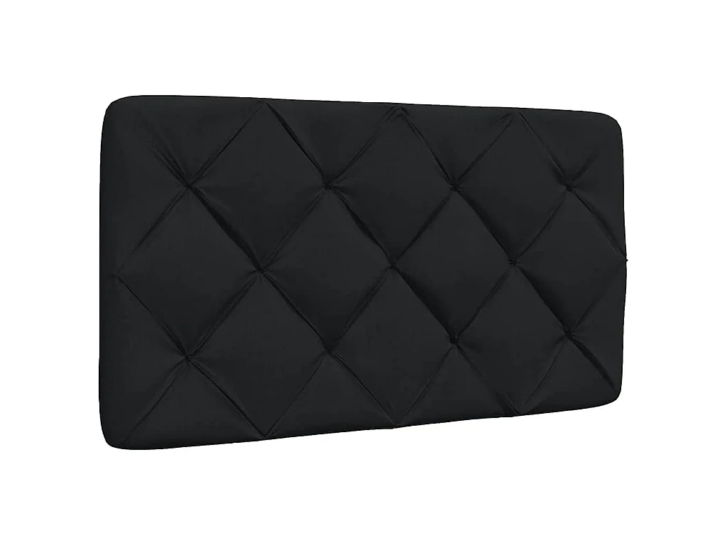 Estrutura de cama com LED sem colchão 80x200 cm tecido preto