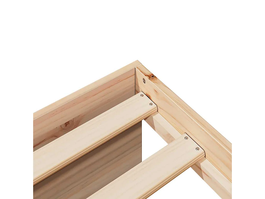 Sofá cama con colchón madera maciza de pino 80x200 cm