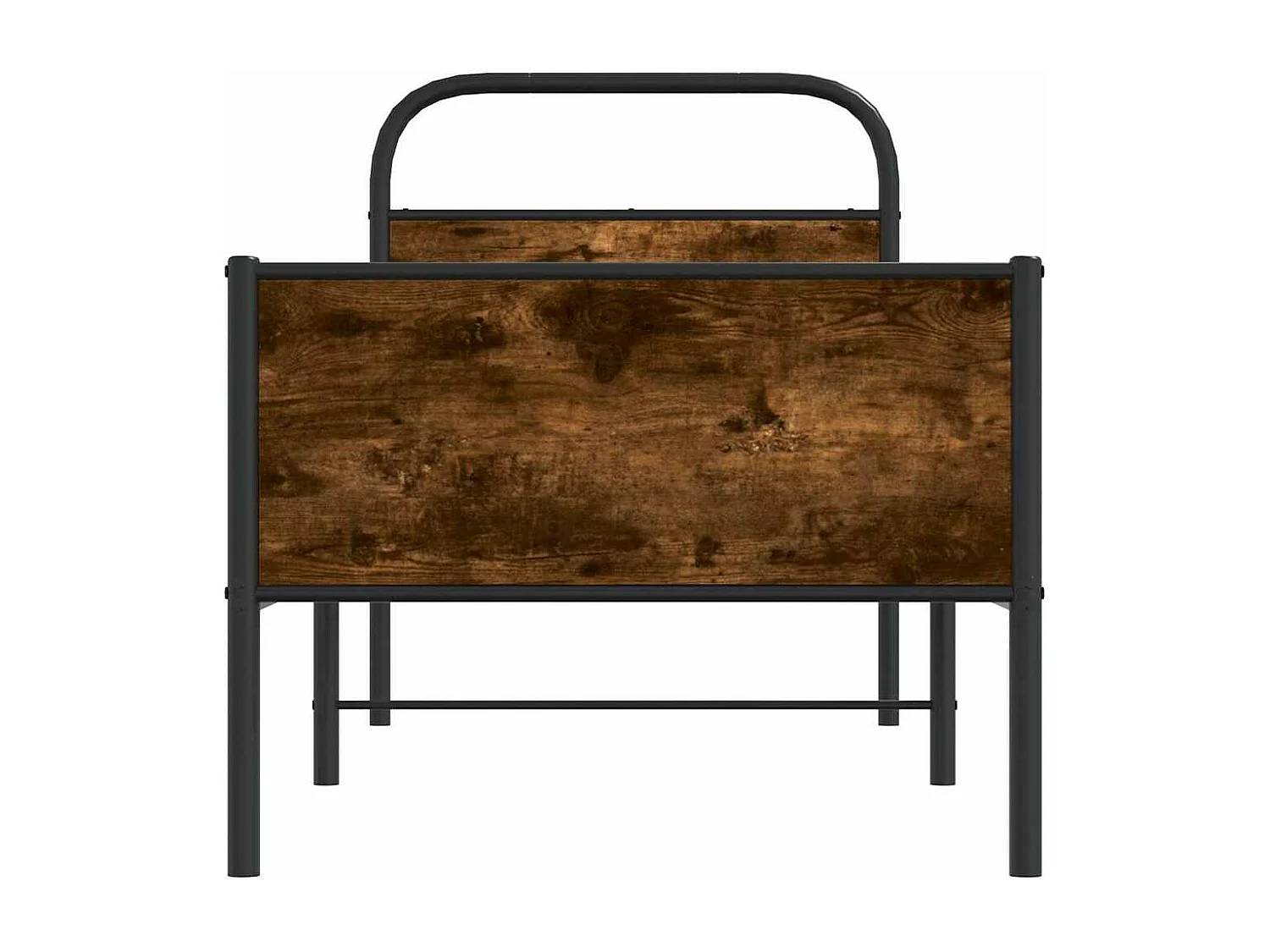 Cadre de lit sans matelas 75x190cm chêne sonoma bois ingénierie