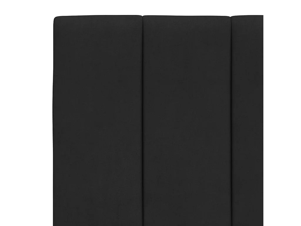 Cama com colchão Hanko 80x200 cm veludo preto