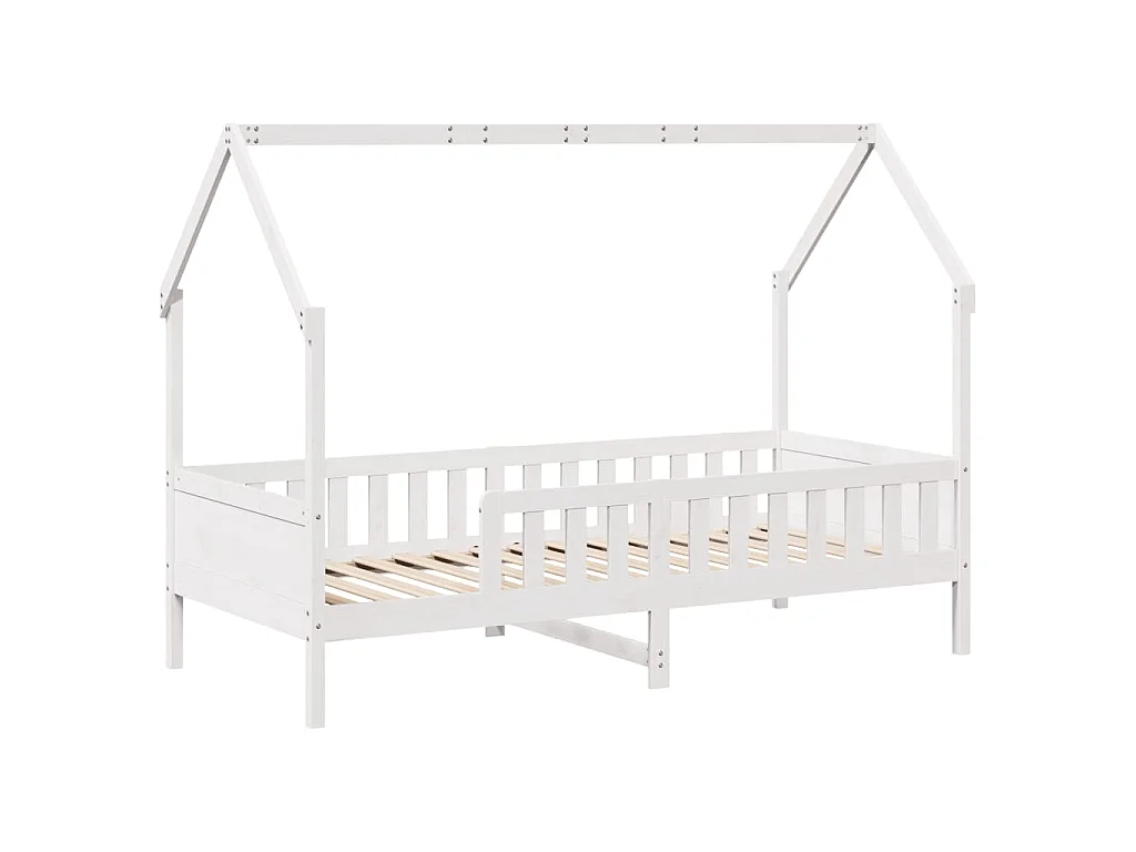 Giroletto Bambini con Cassetti 80x200 cm Legno Massello di Pino