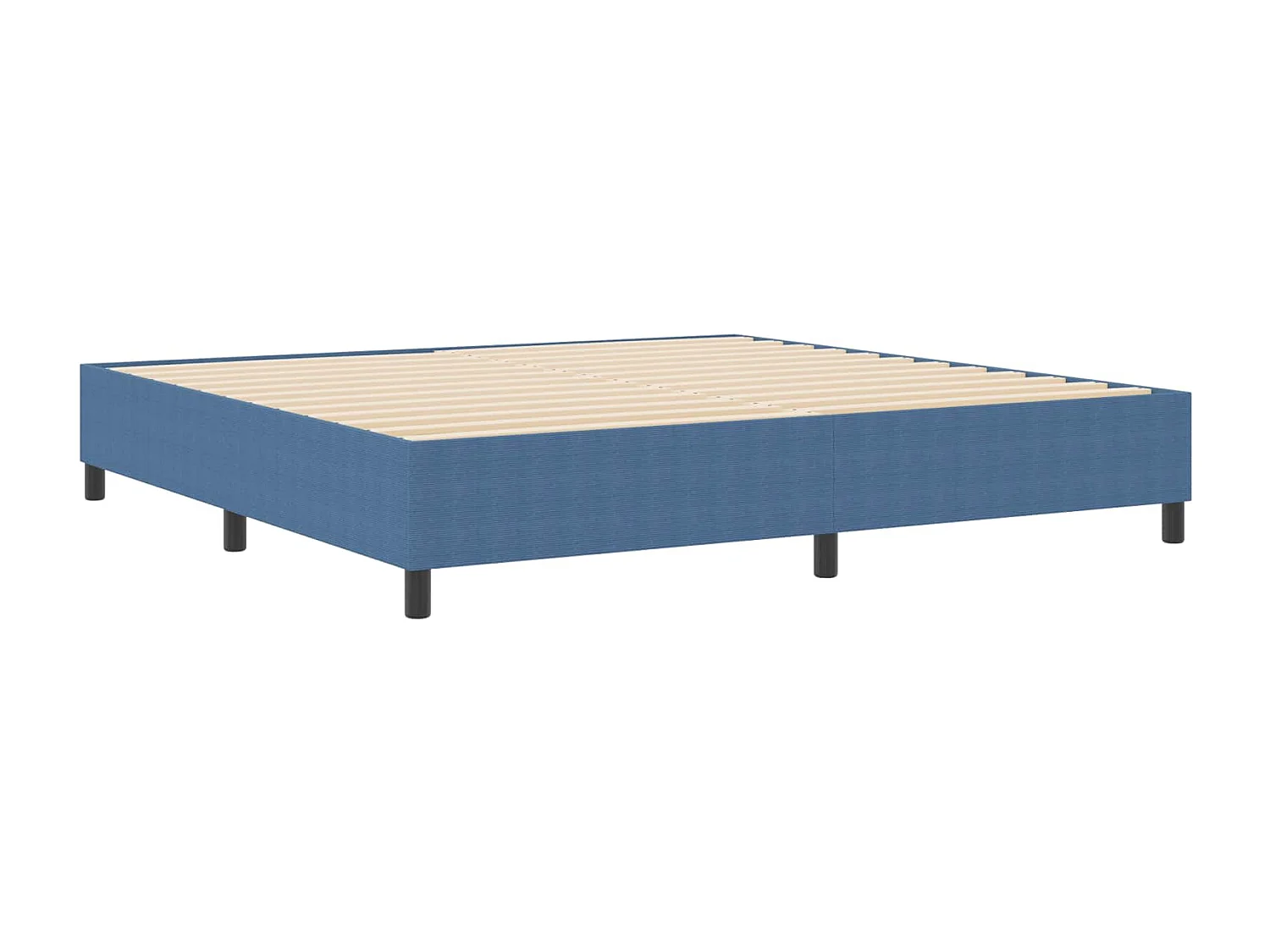 Platform bedframe Blauw 200 x 200 cm Stof