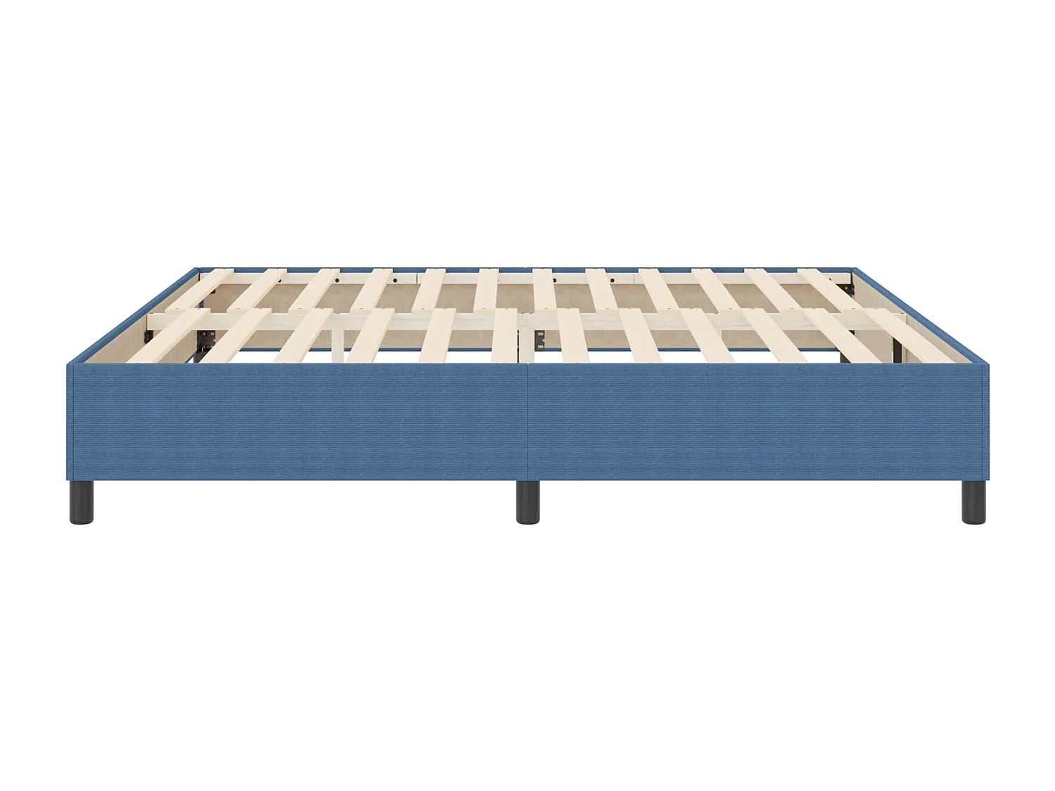 Platform bedframe Blauw 200 x 200 cm Stof
