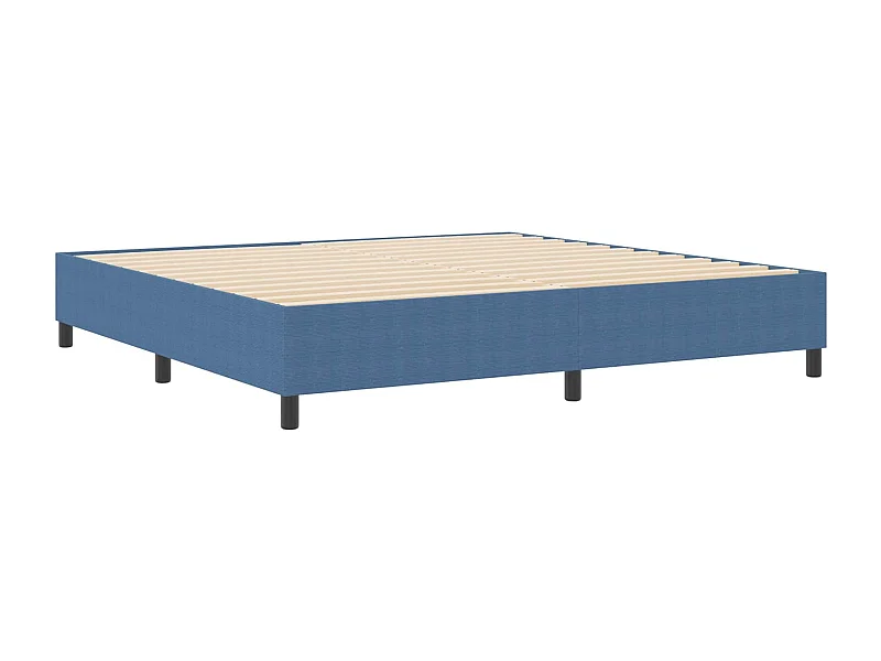 Estrado de cama plataforma Azul 200 x 200 cm tecido