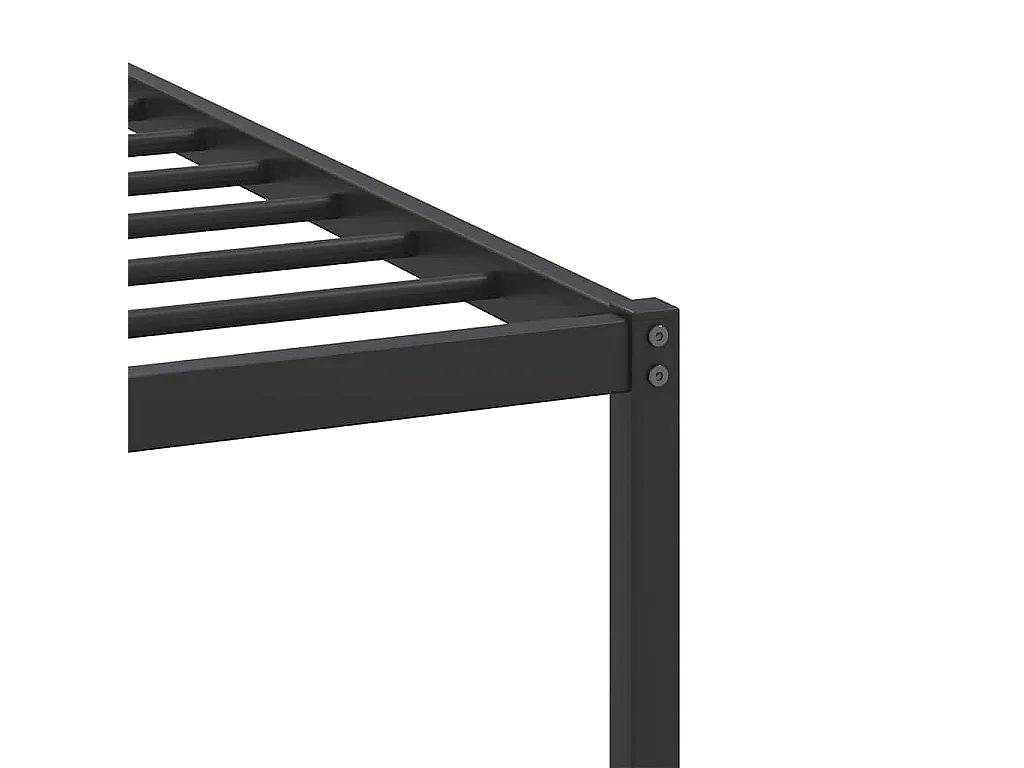 Cadre de lit sans matelas chêne marron 75x190cm bois ingénierie