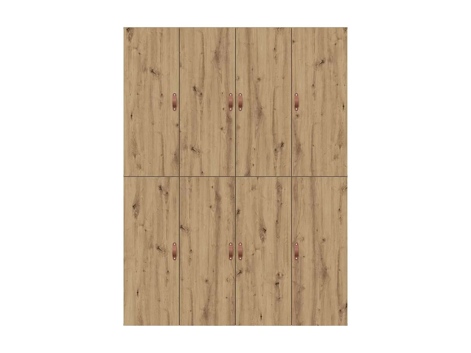 Cama con almacenamiento Roble artesanal 135 x 190 cm