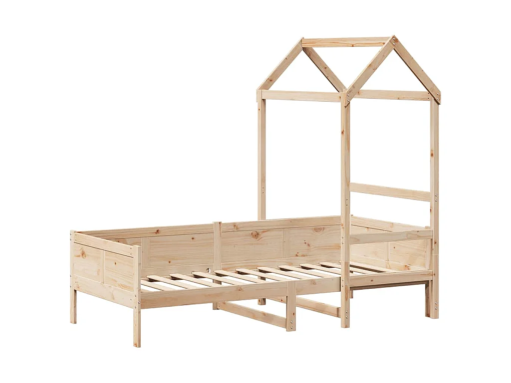 Slaapbank met huisje 80x200 cm massief grenenhout