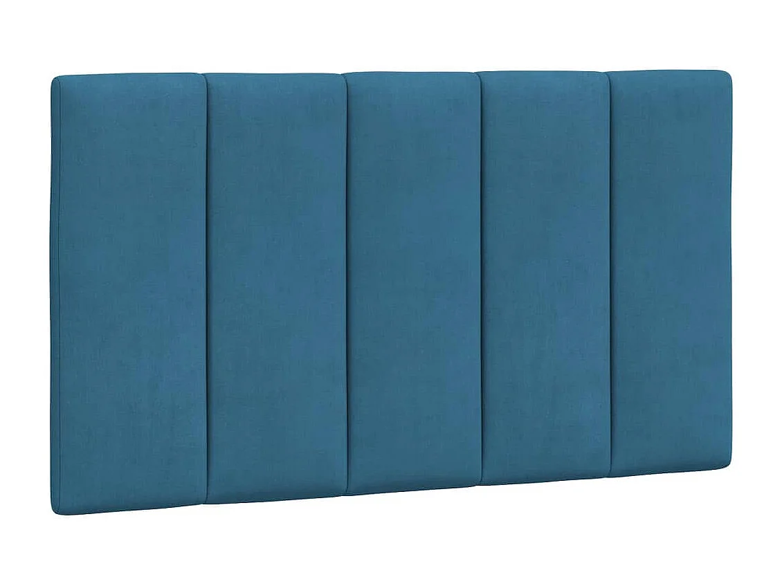 Bettgestell ohne Matratze "Hanko" Blau 80x200 cm Samt