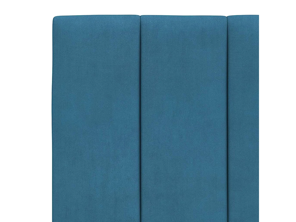 Giroletto senza Materasso Hanko Blu 80x200 cm in Velluto