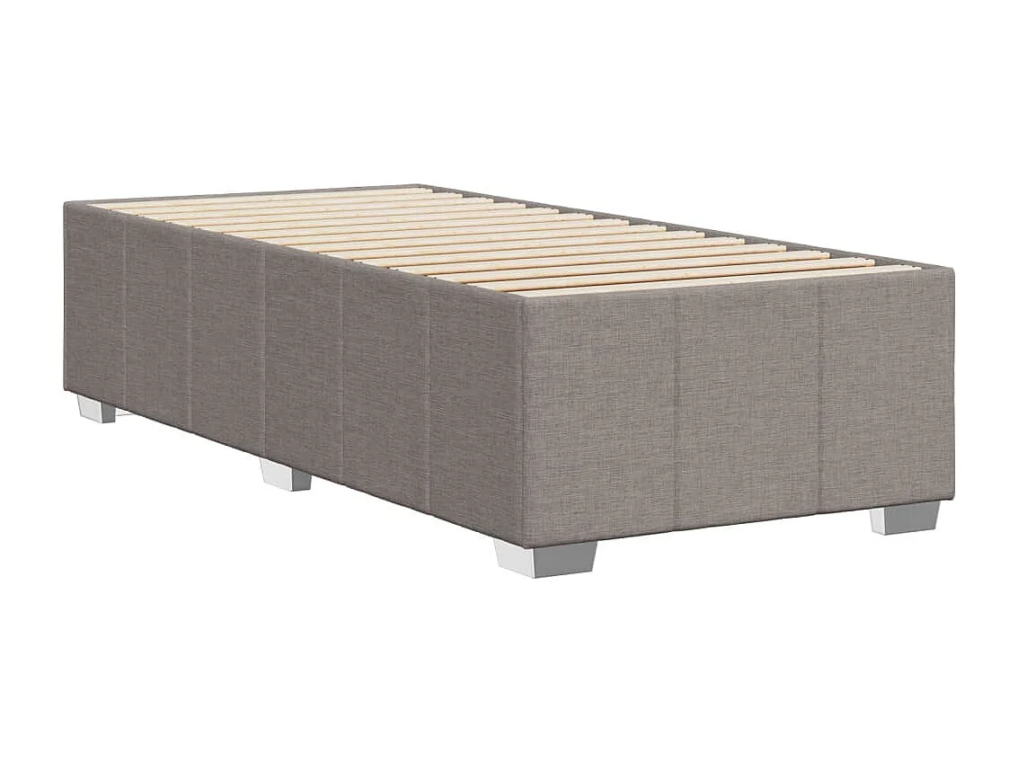 Bedframe zonder matras 80x200 cm stof taupe