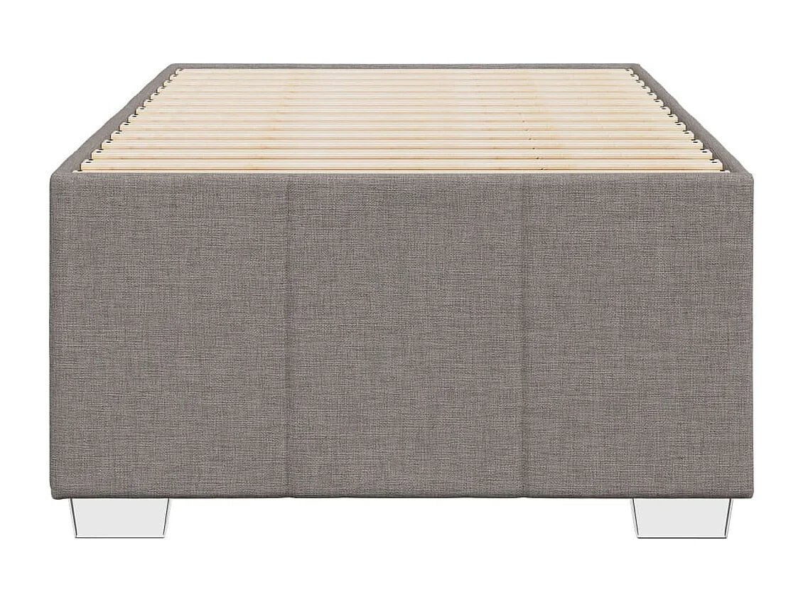 Bedframe zonder matras 80x200 cm stof taupe