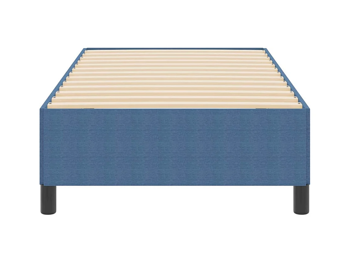 Bedframe Blauw 80 x 200 cm Katoenen stof