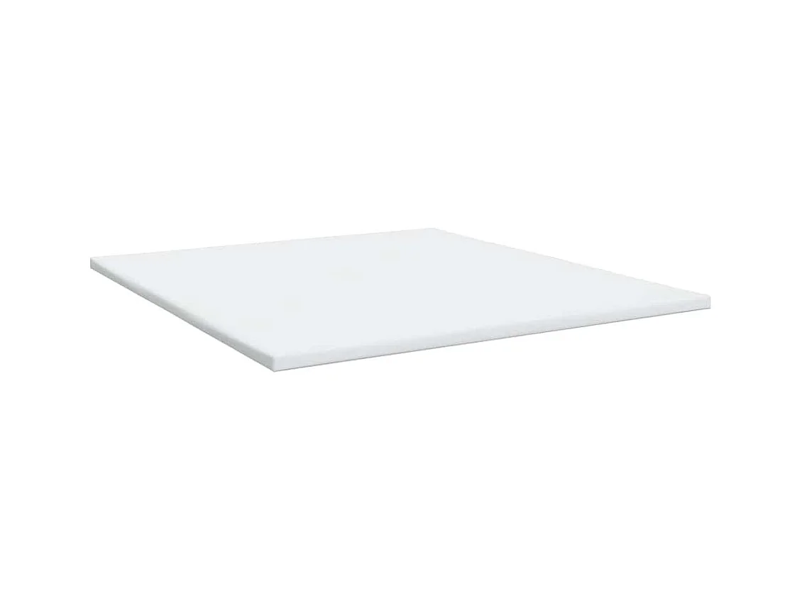 Sommier à lattes de lit avec matelas Gris foncé 200x200cm Tissu