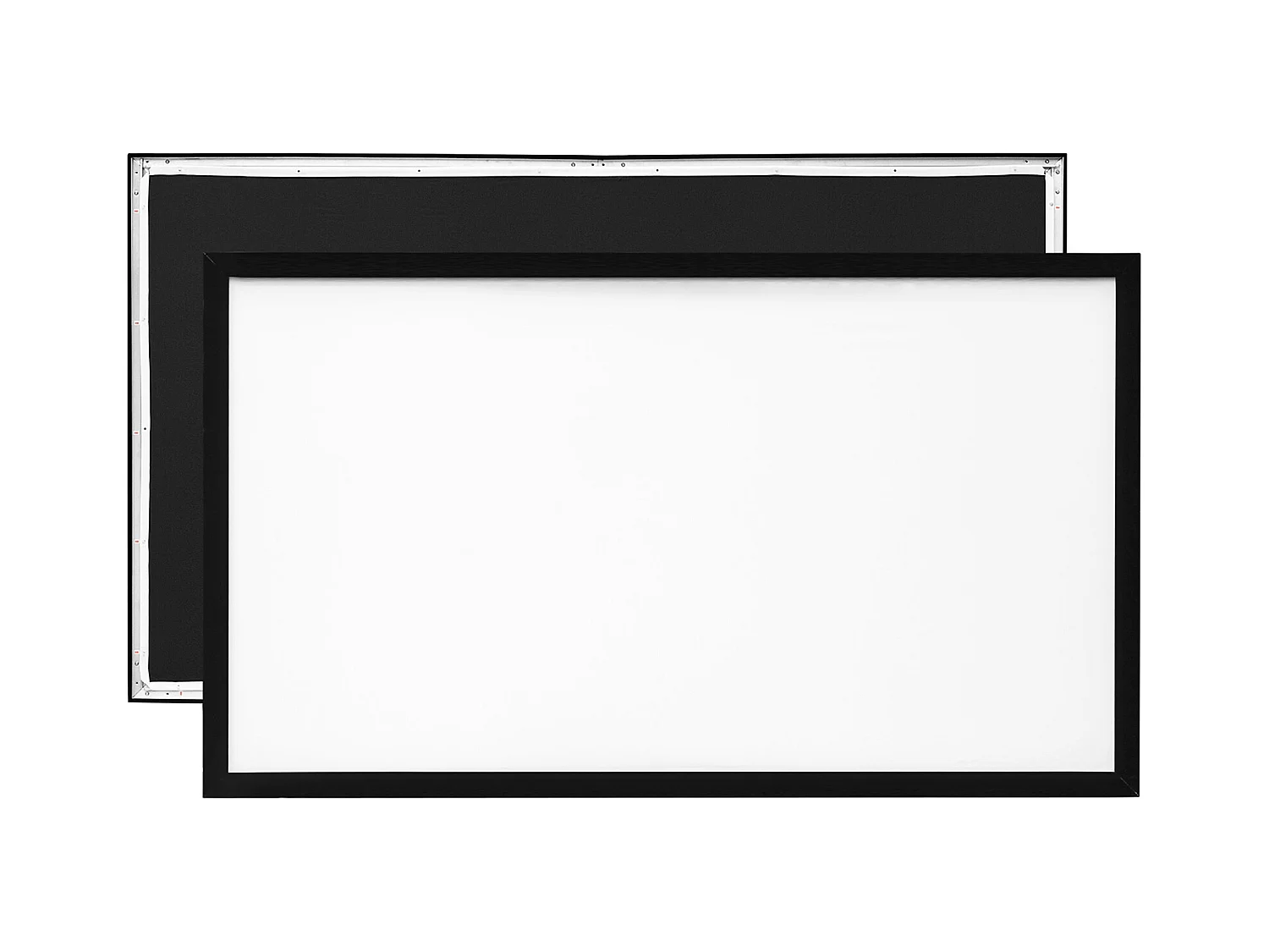 Grote HD Projectiescherm SucceBuy, 279 cm, Projectieschermdoek 16:9, 3D Aluminiumlegeringkader, voor Videoprojectoren Buiten en Thuis