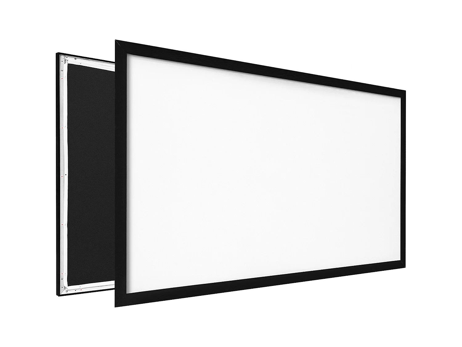 Grand Écran de Projection HD SucceBuy, 279 cm, Toile de Projecteur 16:9, 3D Cadre en Alliage d'Aluminium, pour Vidéo Projecteurs à l'Extérieur et à la Maison