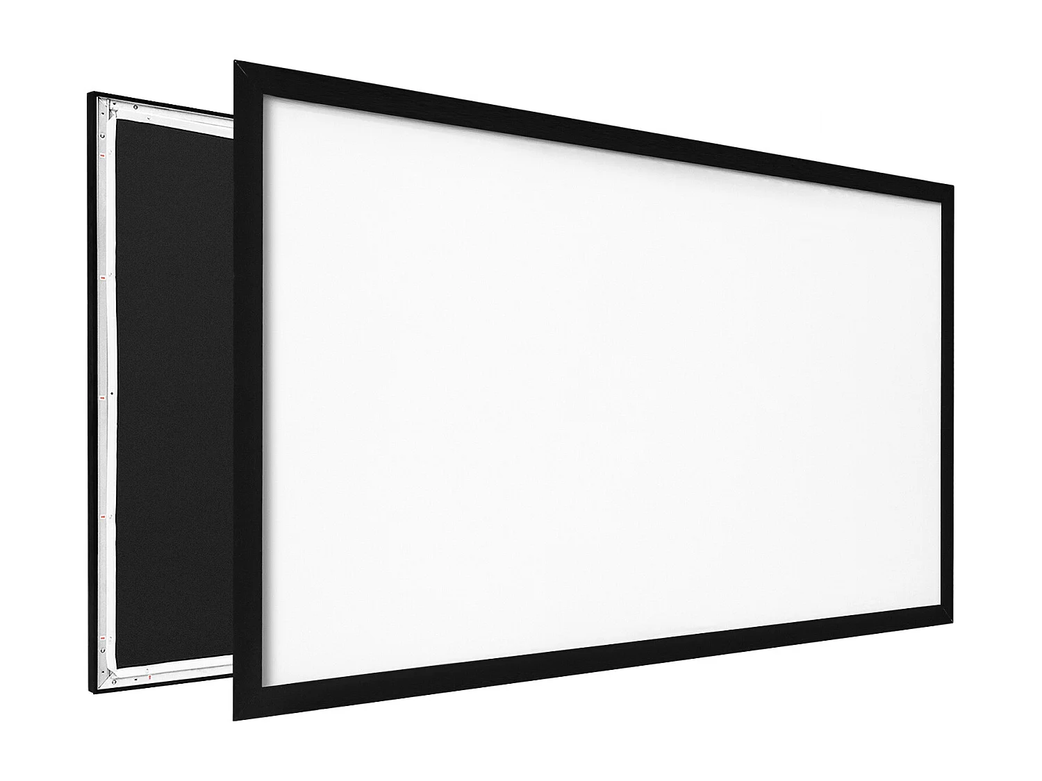 Grand Écran de Projection HD SucceBuy, 279 cm, Toile de Projecteur 16:9, 3D Cadre en Alliage d'Aluminium, pour Vidéo Projecteurs à l'Extérieur et à la Maison