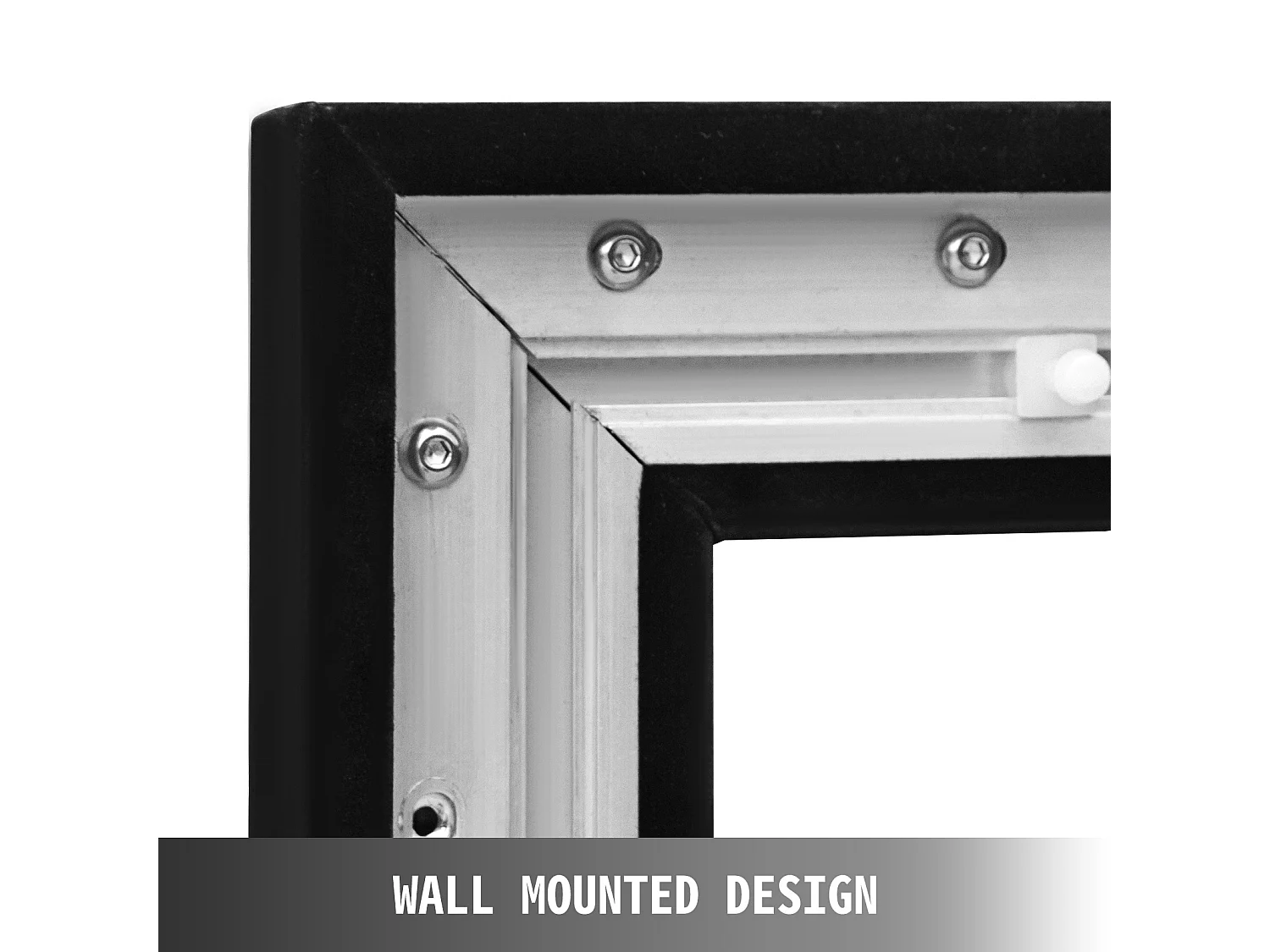 Grand Écran de Projection HD SucceBuy, 279 cm, Toile de Projecteur 16:9, 3D Cadre en Alliage d'Aluminium, pour Vidéo Projecteurs à l'Extérieur et à la Maison