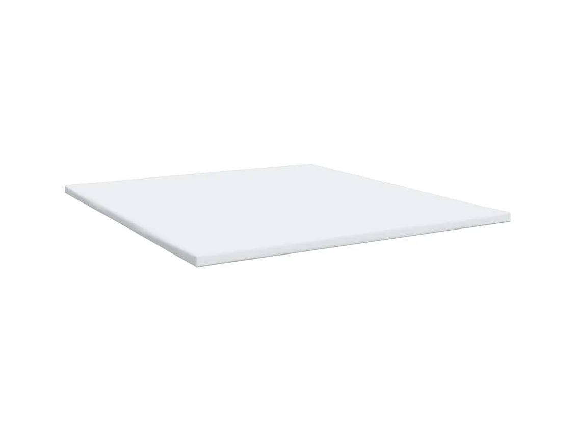 Sommier à lattes de lit avec matelas Bleu 200x200 cm Tissu