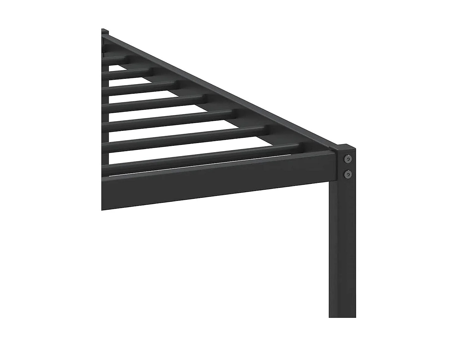 Bedframe zonder matras 193x201 cm spaanplaat bruin eikenkleurig