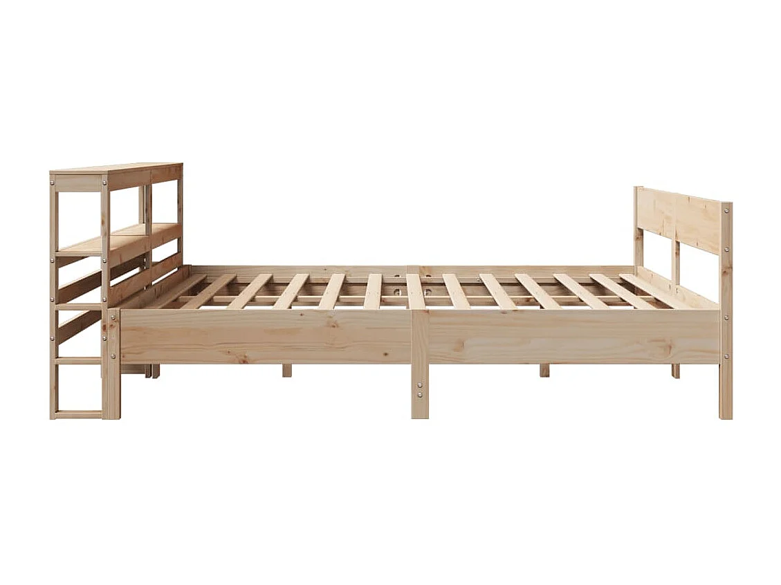 Bedframe zonder matras massief grenenhout 200x200 cm