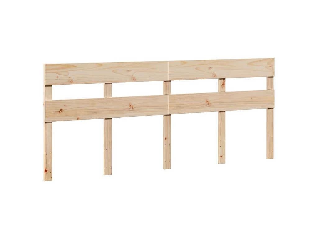 Letto senza Materasso 200x200 cm in Legno Massello di Pino
