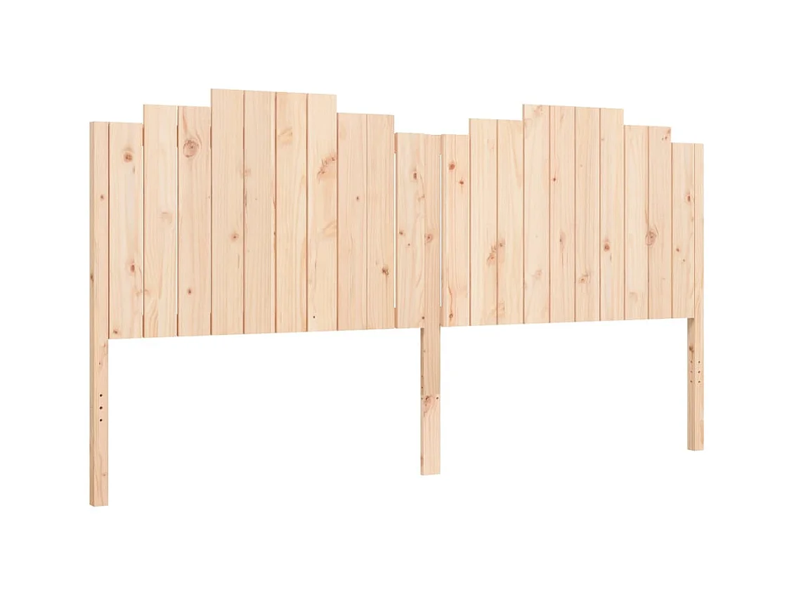 Giroletto senza Materasso 200x200 cm in Legno Massello di Pino