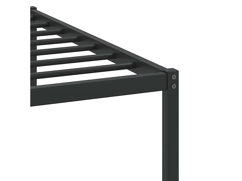 Cadre de lit sans matelas chêne marron 107x203 cm