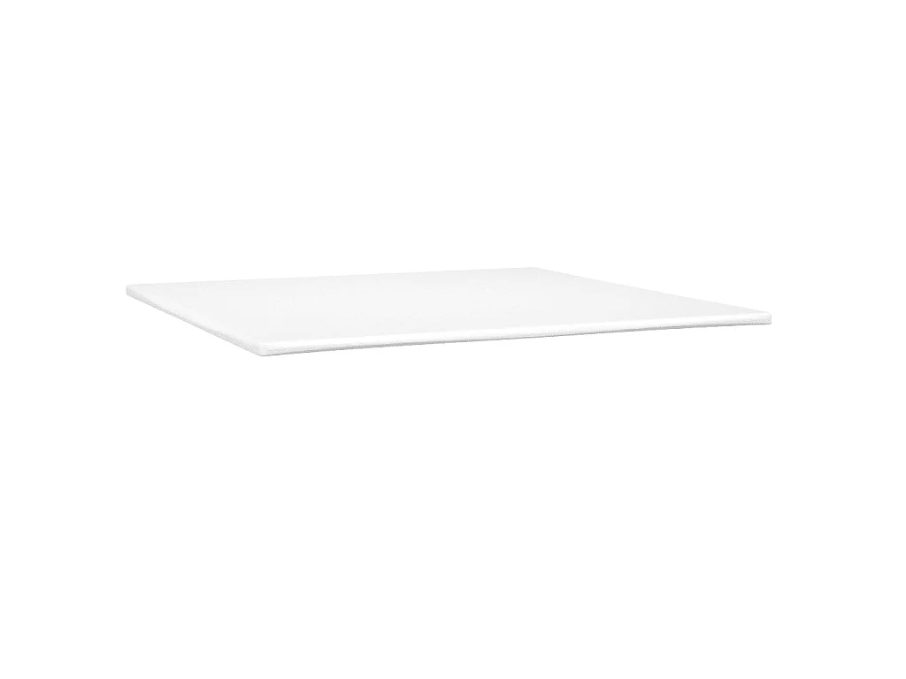 Boxspring met matras en LED kunstleer cappuccinokleur 200x200cm