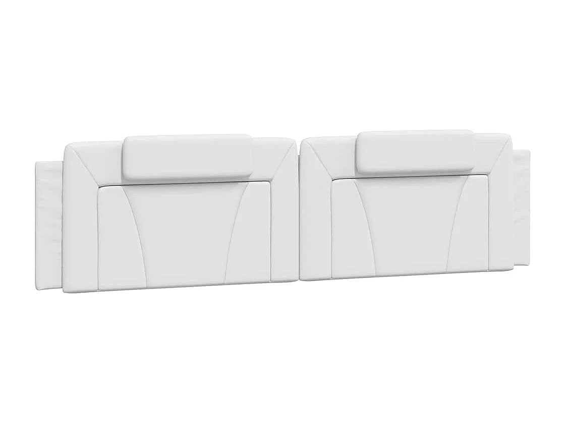 Giroletto Viana senza Materasso Bianco 200x200 cm in Similpelle
