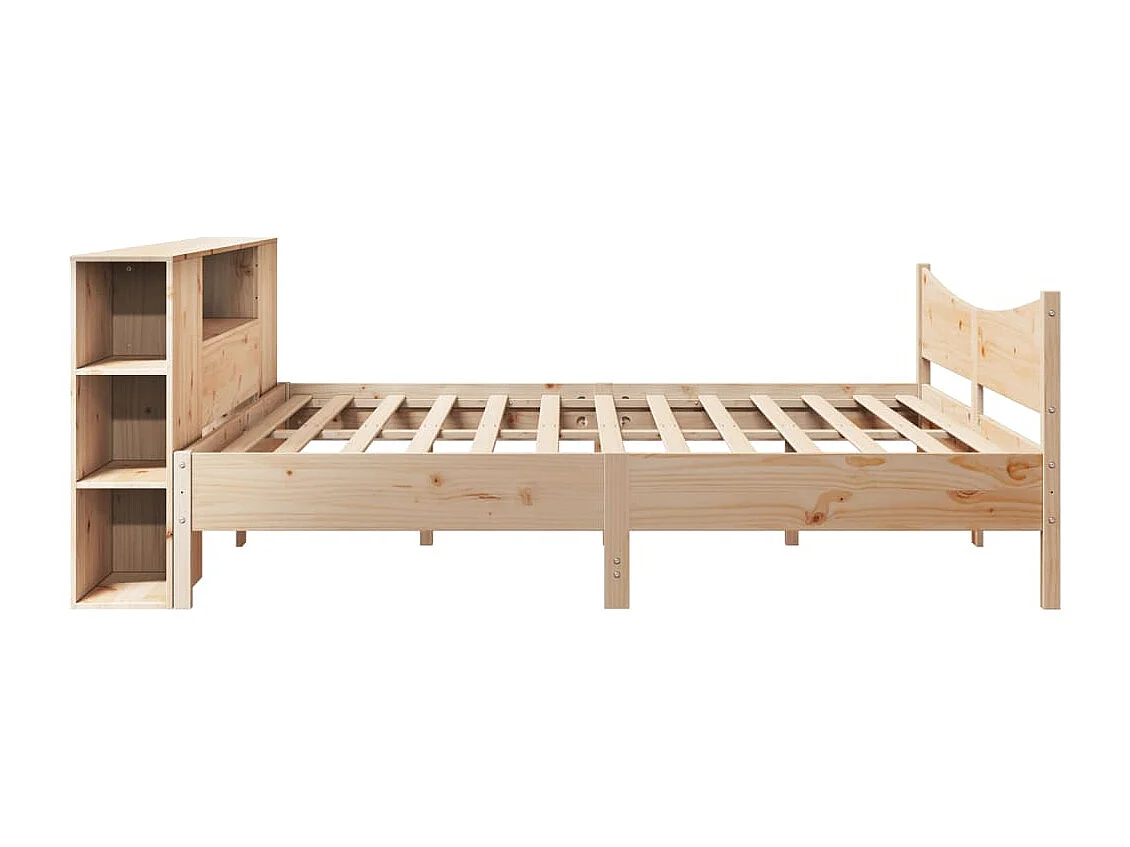 Cadre de lit sans matelas 200x200 cm bois massif de pin