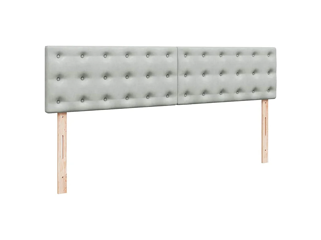 Estrutura cama otomana colchões 200x200cm veludo cinzento claro