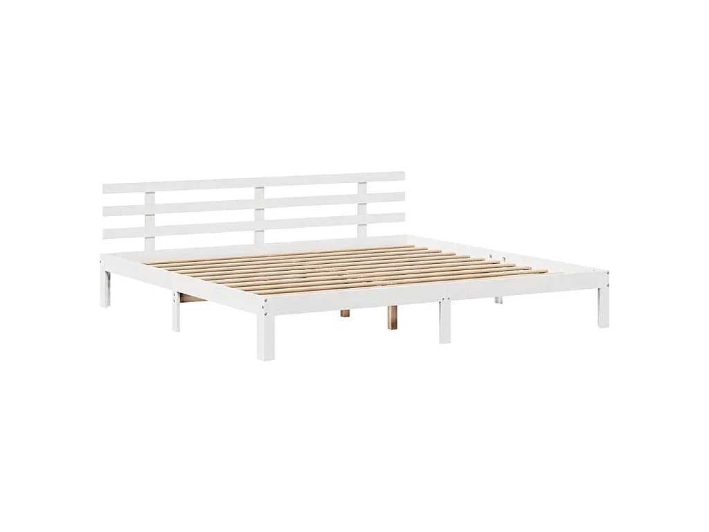 Estructura de cama con cajones madera maciza de pino 200x200 cm