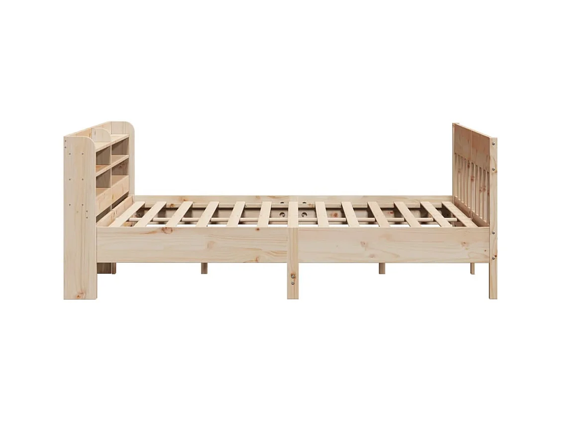 Cadre de lit sans matelas 200x200 cm bois massif de pin