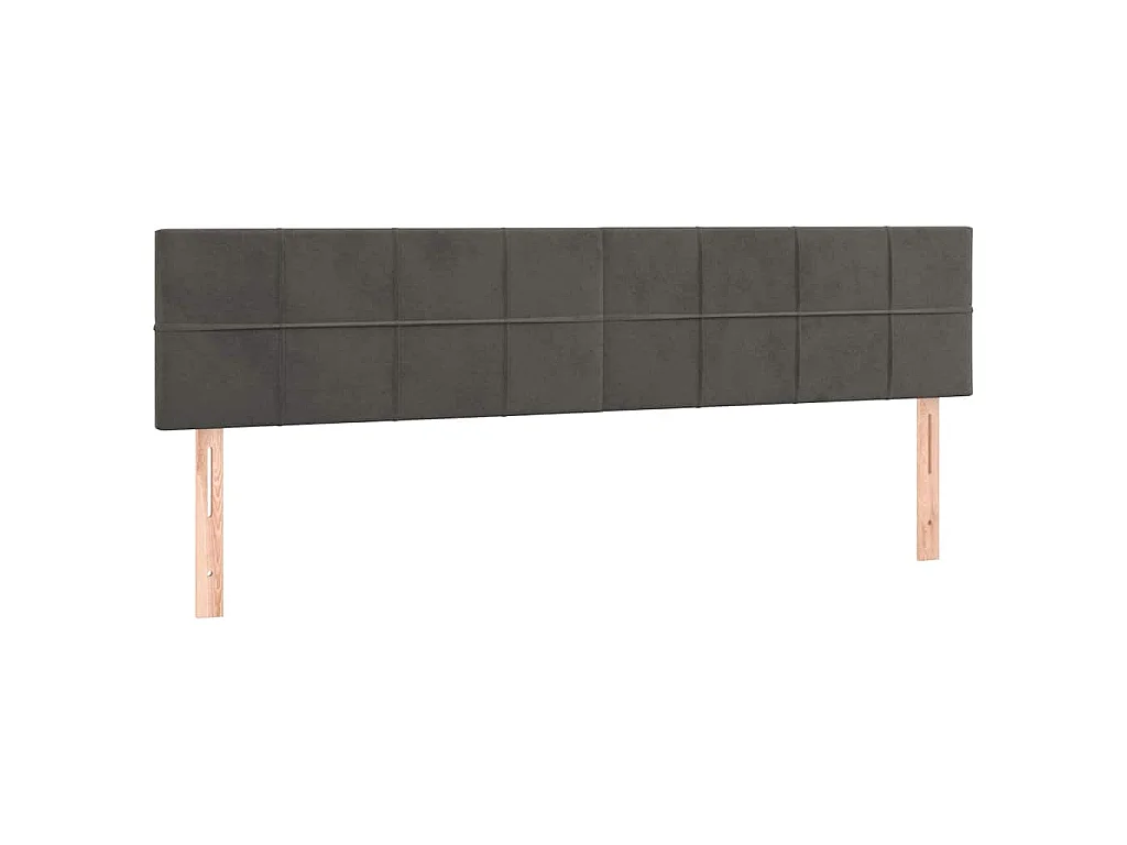Struttura Letto Pouf con Materassi 200x200 cm Velluto
