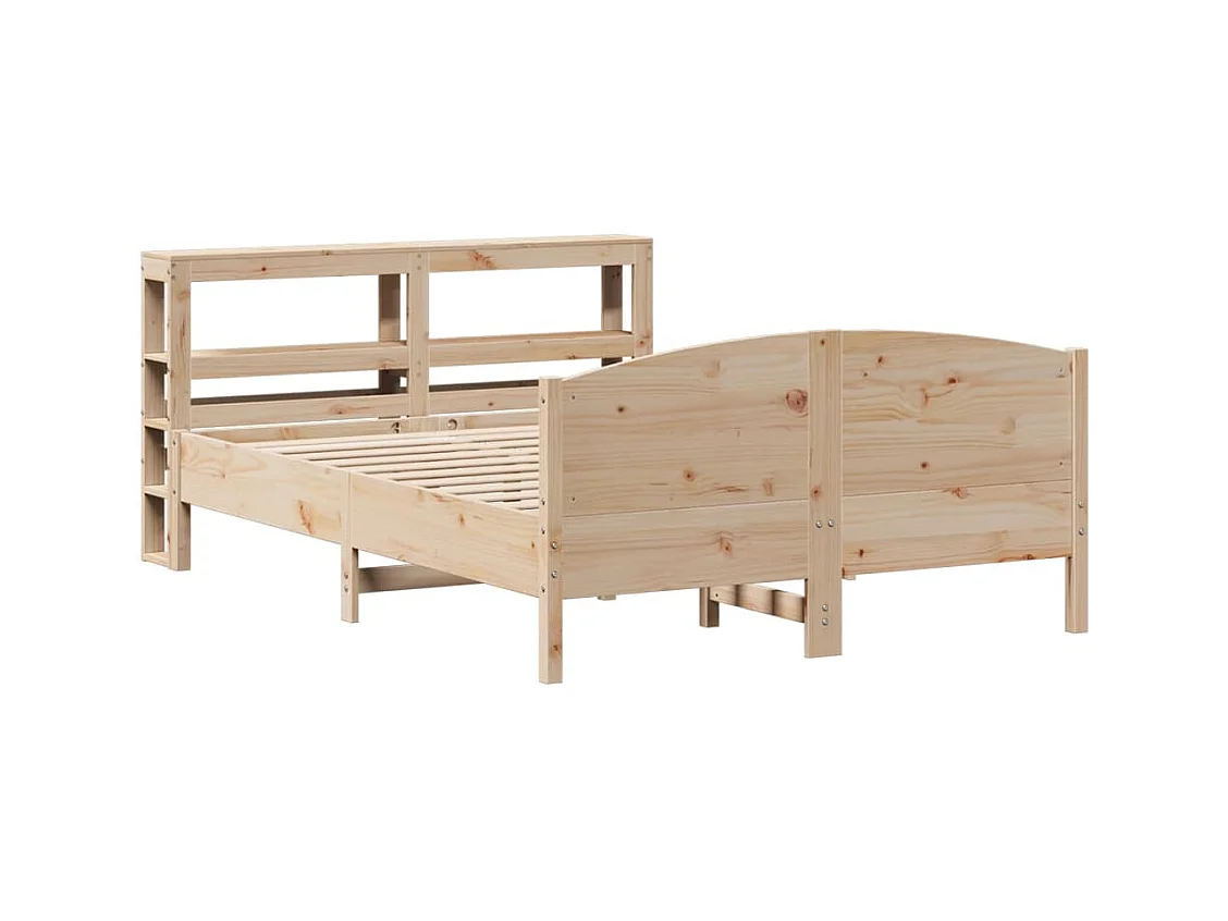 Massivholzbett ohne Matratze 150x200 cm Kiefernholz