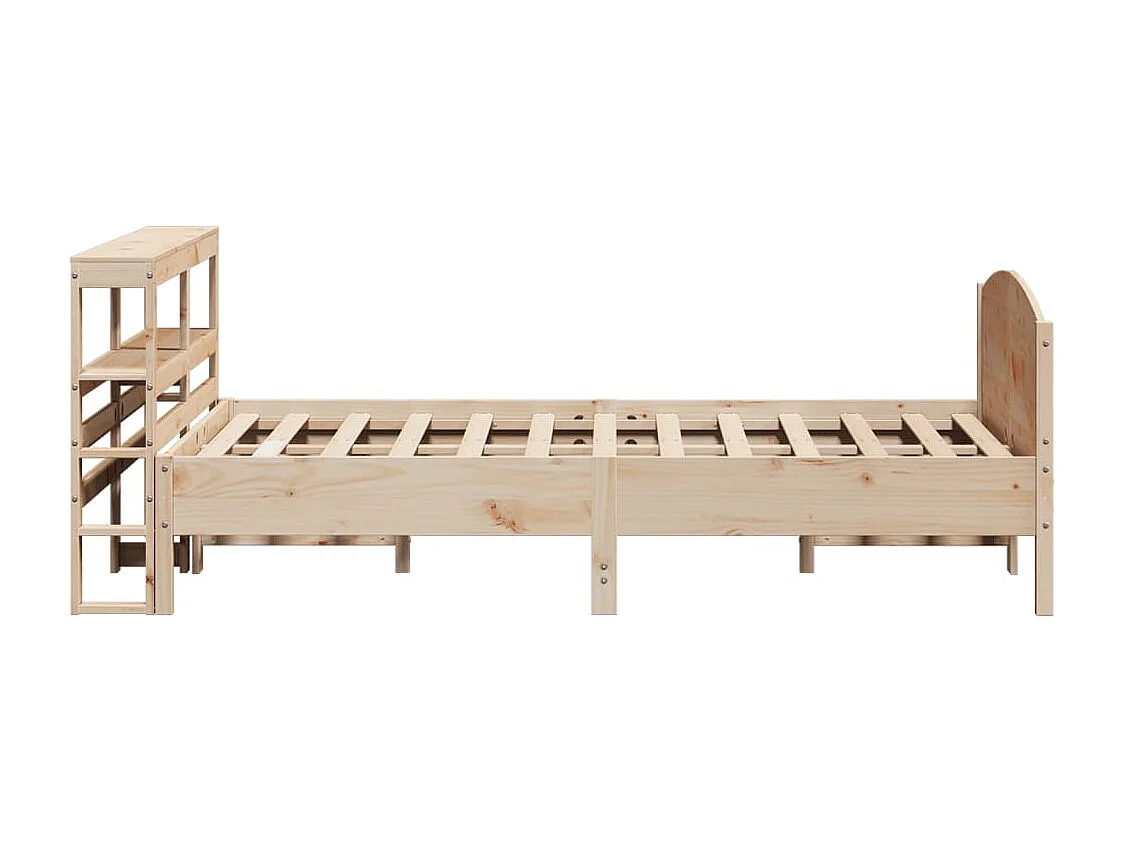 Bedframe zonder matras massief grenenhout 150x200 cm