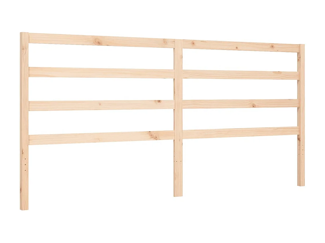 Cadre de lit sans matelas 200x200 cm bois massif de pin
