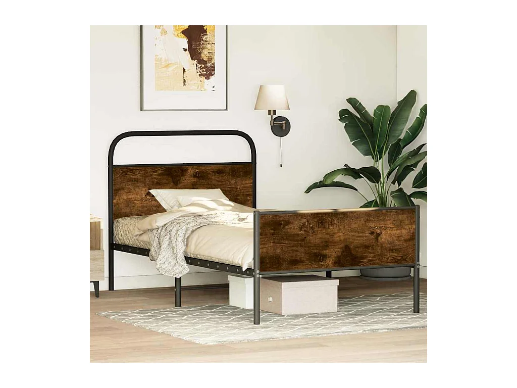 Giroletto senza Materasso Rovere Sonoma 107x203cm in Truciolato