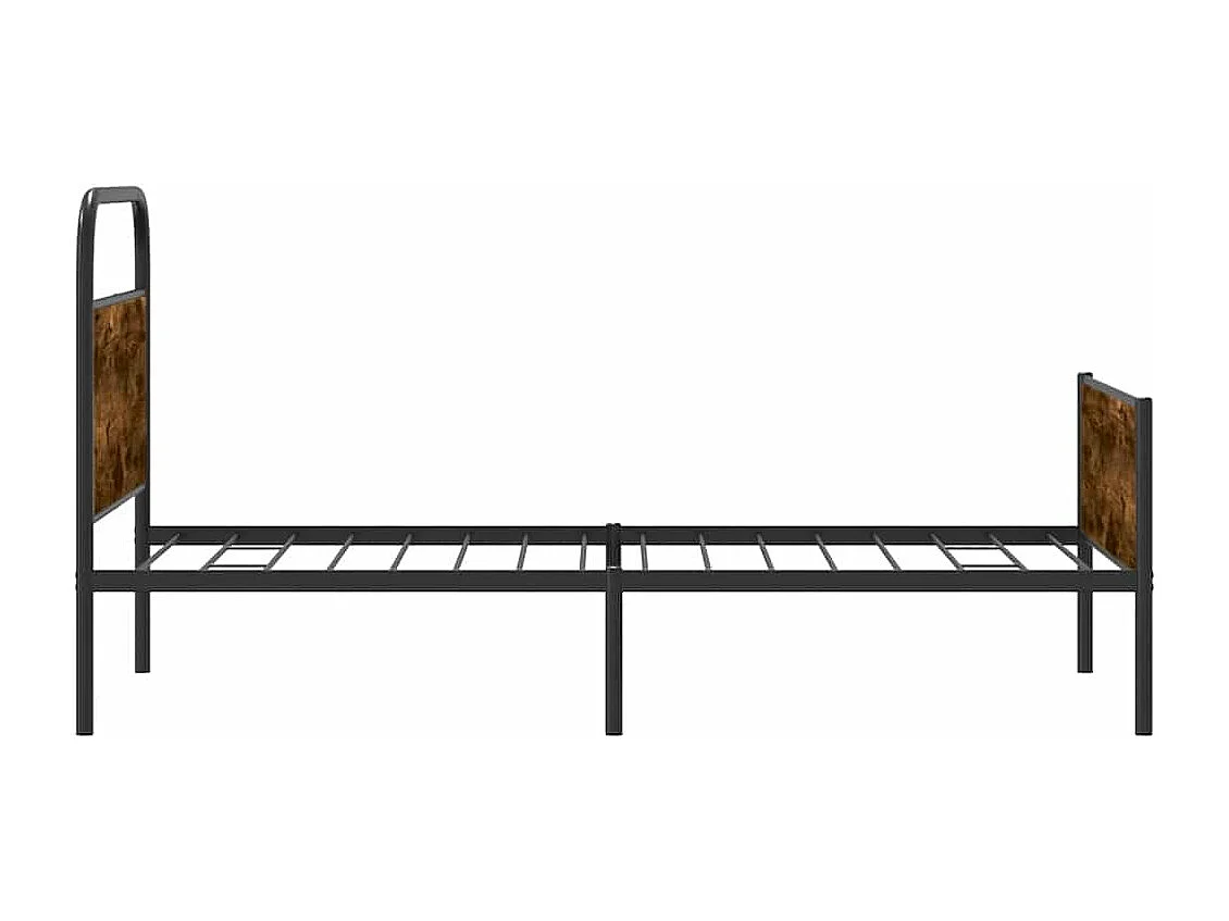 Estructura de cama sin colchón 107x203 cm madera roble Sonoma