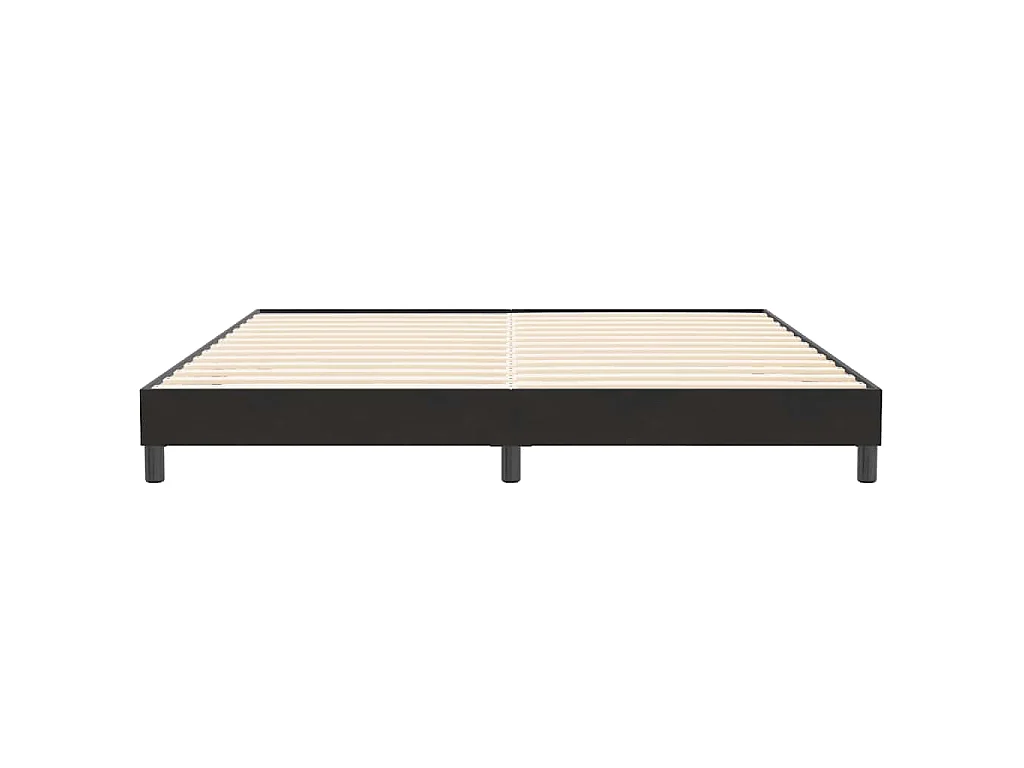 Boxspringbett ohne Matratze Schwarz 200x210 cm Samt