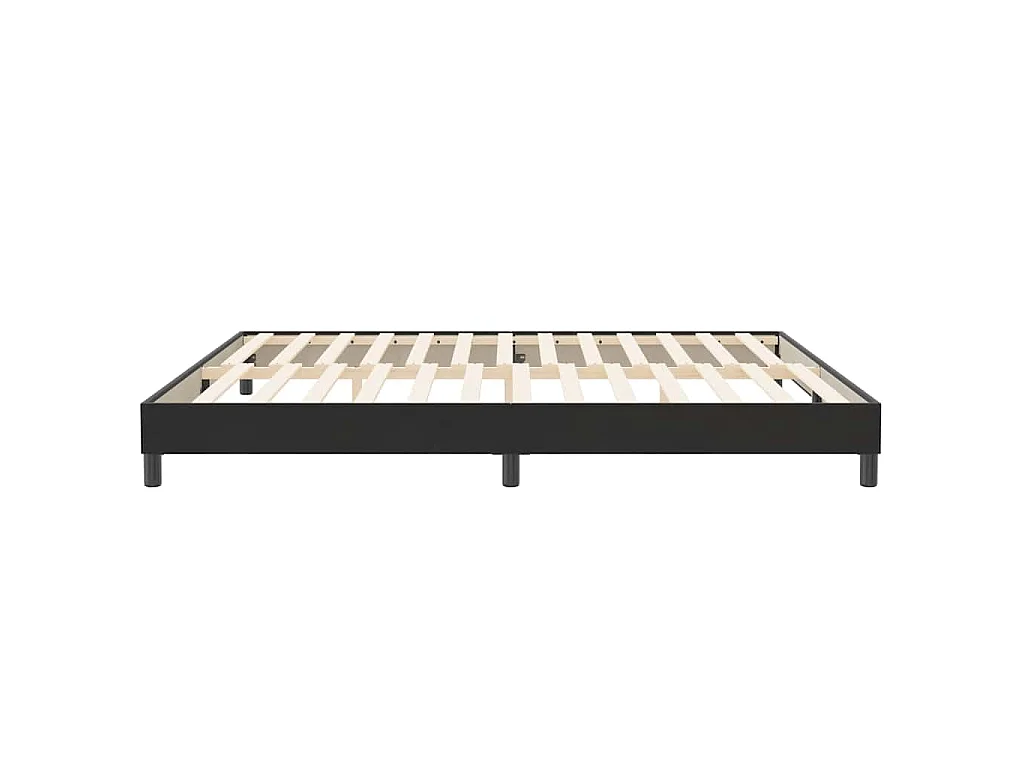 Boxspringbett ohne Matratze Schwarz 200x210 cm Samt