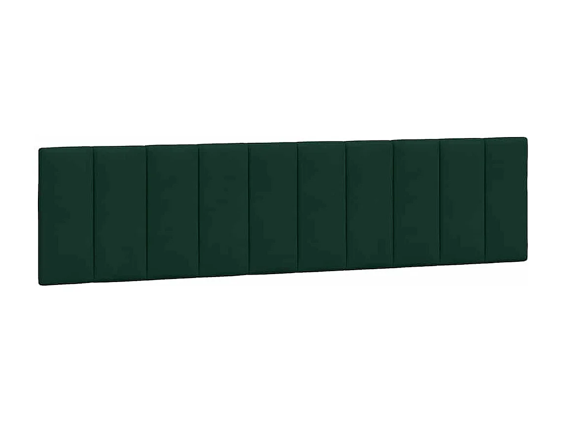 Giroletto senza Materasso Hanko Verde Scuro 200x200 cm in Velluto